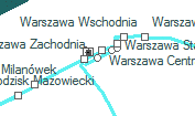 Warszawa Ochota szolgálati hely helye a térképen