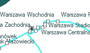 Warszawa Powisle szolgálati hely helye a térképen