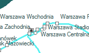 Warszawa Stadion szolgálati hely helye a térképen