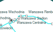 Warszawa Rembertów szolgálati hely helye a térképen