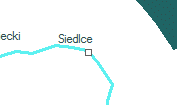Siedlce szolgálati hely helye a térképen