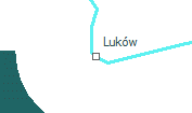 Luków szolgálati hely helye a térképen