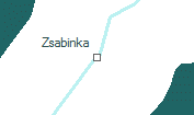 Zsabinka szolgálati hely helye a térképen