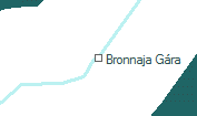 Bronnaja Gára szolgálati hely helye a térképen