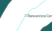 Baravannicsi-Centrálnyíje szolgálati hely helye a térképen