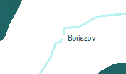 Boriszov szolgálati hely helye a térképen