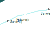 Krásznoje szolgálati hely helye a térképen
