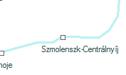 Szmolenszk-Centrálnyíj szolgálati hely helye a térképen