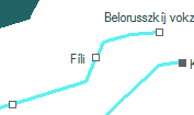 A vonalszakasz helye a térképen