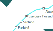 A vonalszakasz helye a térképen