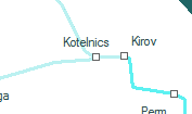 Kotelnics szolglati hely helye a trkpen