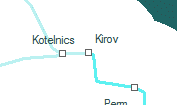 Kirov szolgálati hely helye a térképen