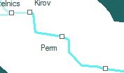 Perm szolgálati hely helye a térképen