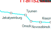 Tyumen szolgálati hely helye a térképen