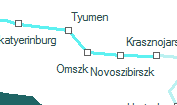 A vonalszakasz helye a térképen