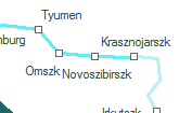 A vonalszakasz helye a térképen