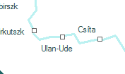 Ulan-Ude szolgálati hely helye a térképen