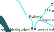 Krujkovó szolgálati hely helye a térképen