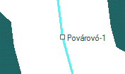 Povárovó-1 szolgálati hely helye a térképen