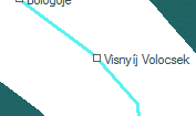 A vonalszakasz helye a térképen
