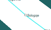 A vonalszakasz helye a térképen