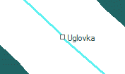 Uglovka szolgálati hely helye a térképen