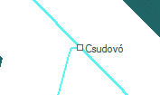 Csudovó szolgálati hely helye a térképen