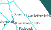 Szentpétervár-Moszkovszkaja rendező szolgálati hely helye a térképen