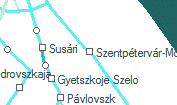 A vonalszakasz helye a térképen