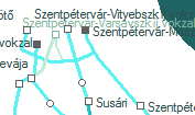 A vonalszakasz helye a térképen