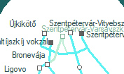 A vonalszakasz helye a térképen