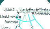 Szentpétervár-Varsavszkíj vokzal szolgálati hely helye a térképen
