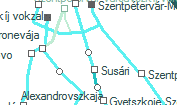 A vonalszakasz helye a térképen