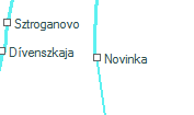 Novinka szolgálati hely helye a térképen