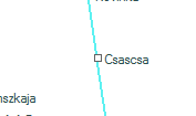 Csascsa szolgálati hely helye a térképen