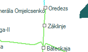 A vonalszakasz helye a térképen