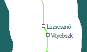 Luzsesznó szolgálati hely helye a térképen