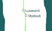 Vityebszk szolgálati hely helye a térképen