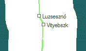 A vonalszakasz helye a térképen