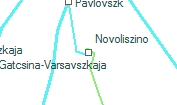 Novoliszino szolgálati hely helye a térképen