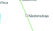 Kásztenszkaja szolgálati hely helye a térképen