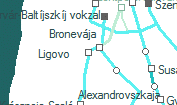 Ligovo szolgálati hely helye a térképen