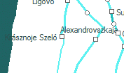 Krásznoje Szeló szolgálati hely helye a térképen