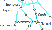 Aeroport szolgálati hely helye a térképen