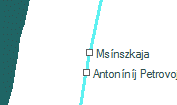 A vonalszakasz helye a térképen
