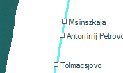 A vonalszakasz helye a térképen
