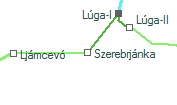 A vonalszakasz helye a térképen