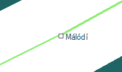 Málódí szolgálati hely helye a térképen