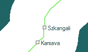 A vonalszakasz helye a térképen