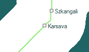 A vonalszakasz helye a térképen